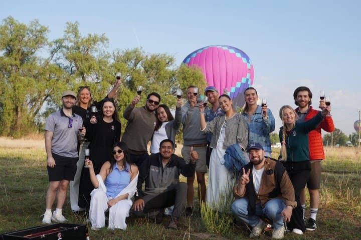 Balloon flight over Teotihuacan