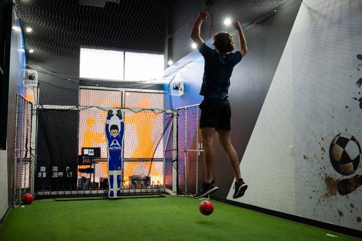Batir al portero robot - Dallas Soccer/Fútbol Indoor Challenge