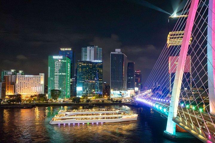 水上人形とディナークルーズ付きサイゴン夕暮れの文化ツアー