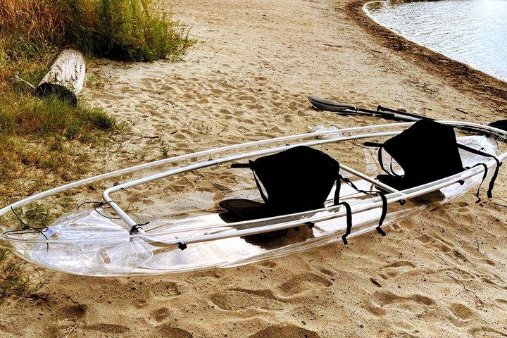 Clear Tandem Kayak and Clear Paddleboard Rentals In Kelowna BC