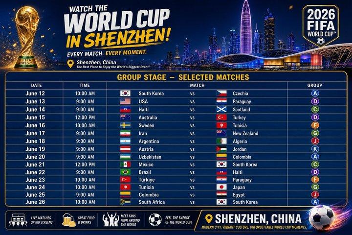Shenzhen World Cup Matchday Tour