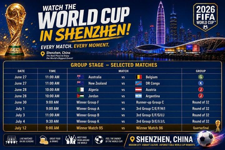 Shenzhen World Cup Matchday Tour