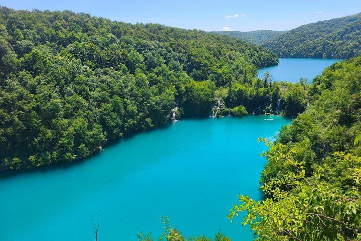 Visite privée des lacs de Plitvice au départ de Zagreb