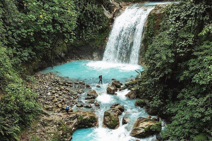Blue Falls Waterfalls Hike in Bajos del Toro Costa Rica