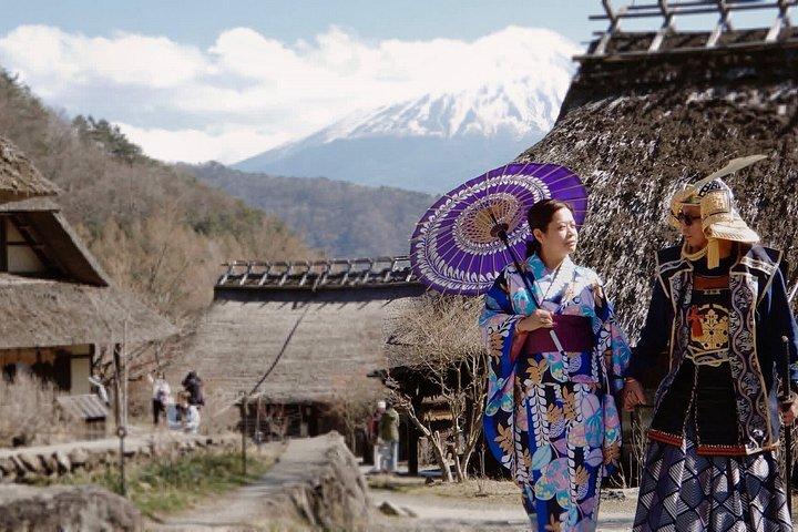 雄大な富士山： プライベート日帰りツアー