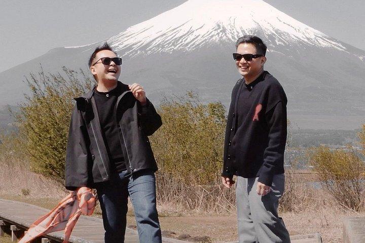 雄大な富士山： プライベート日帰りツアー