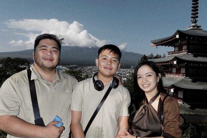 雄大な富士山： プライベート日帰りツアー