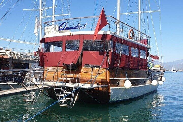 Fethiye : 12島（リラックス）ボートトリップ（ランチと送迎付き）
