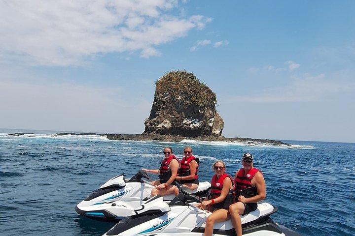 Tour in moto d'acqua di 2 ore a Papagayo con grotte di snorkeling