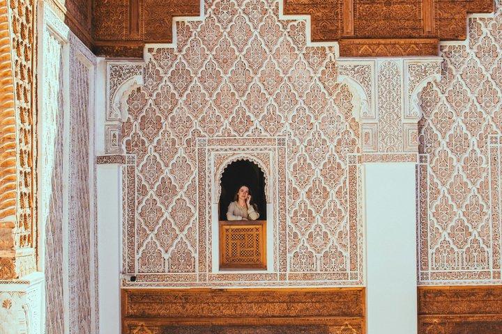Marrakech : Medressa Ben Youssef 探検する