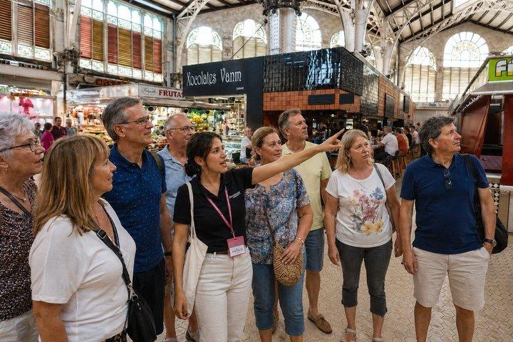 Proef Valencia, Central Market Food Tour en lokale wijnproeverij