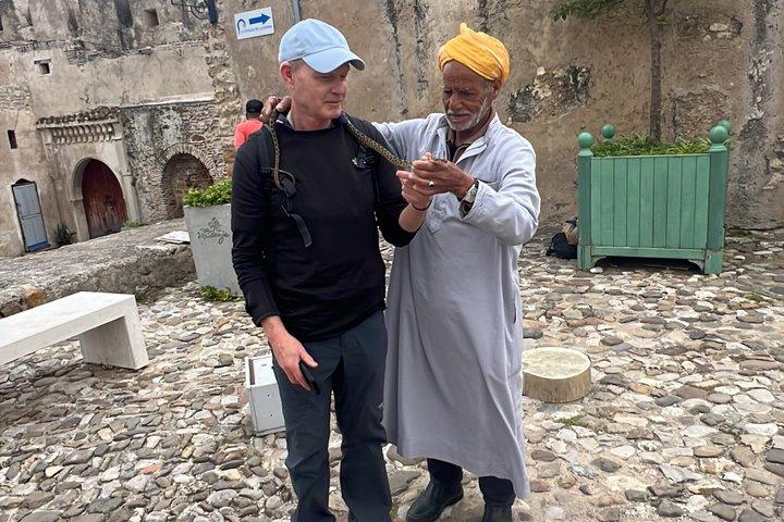 Malaga/Tarifa aTangeriTour privato con biglietti, pranzo e cammelli