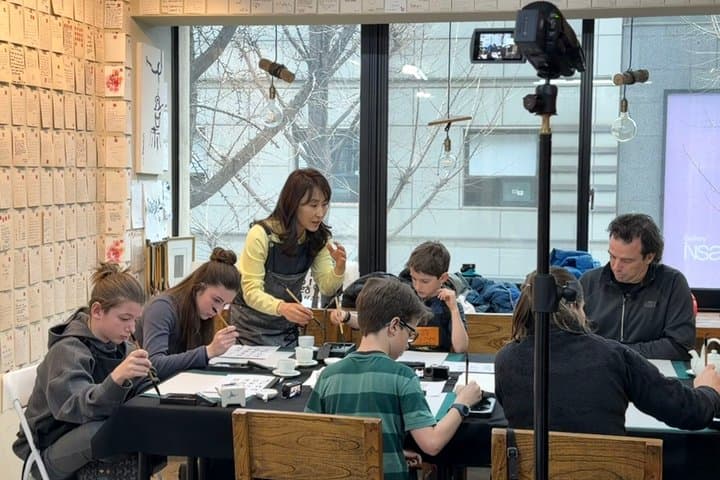 Write a Meaningful Korean Calligraphy Scroll in Insadong