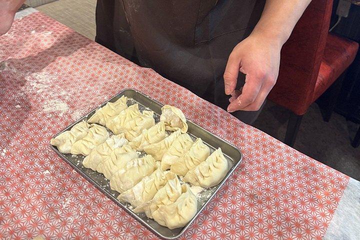 Osaka Handmade Gyoza Cooking Class from Scratch Yakisoba
