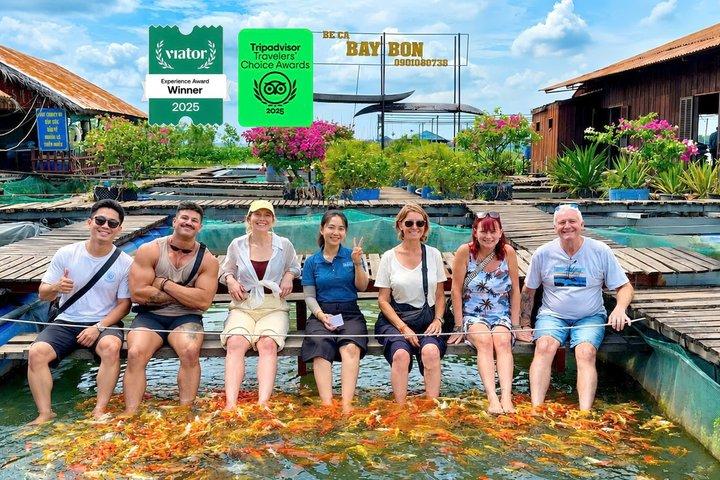 Delta del Mekong 2 - Tour di un giorno: mercati galleggianti, ciclismo, tour incredibile