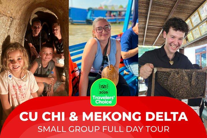 Excursão de 1 dia aos túneis de Cu Chi e ao Delta do Mekong com um pequeno grupo