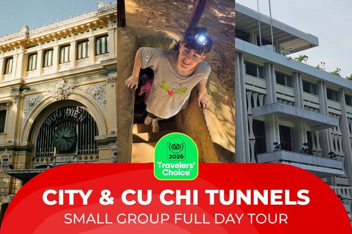 Tour giornaliero per piccoli gruppi nelle gallerie di Saigon City e Cu Chi