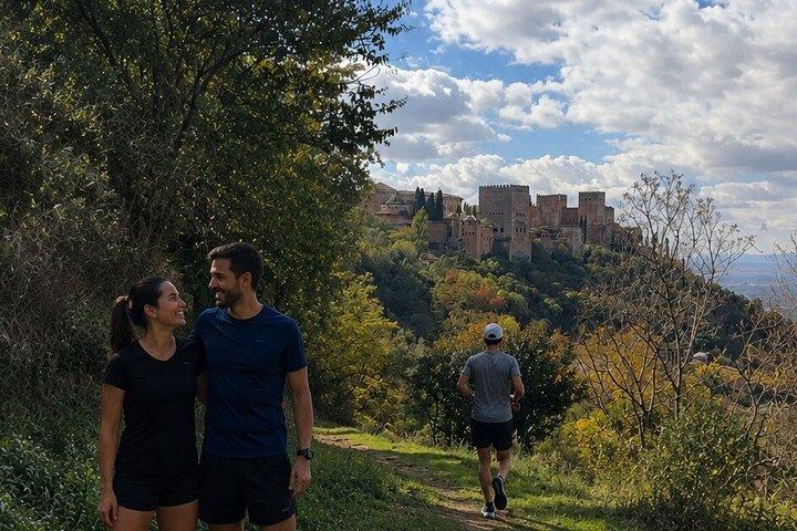 Lauftour in Granada und Umgebung der Alhambra