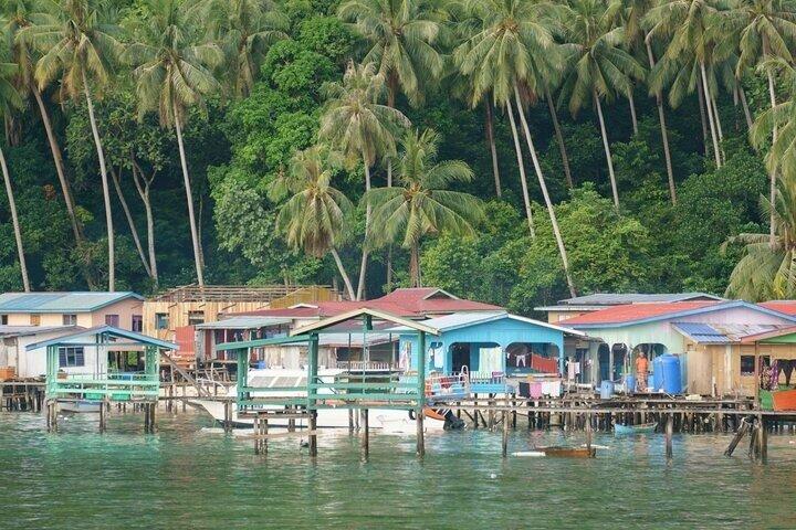 Kota Kinabalu 3 horas de pesca costera y tour por la isla