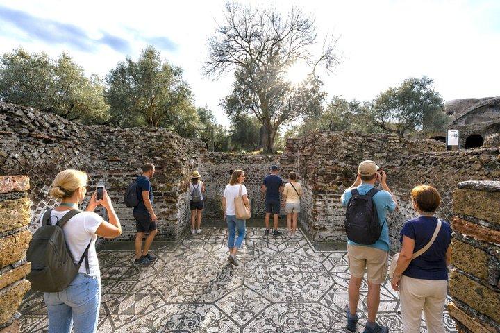 Excursion privée d'une journée en train de Rome à Villa Adriana avec billets