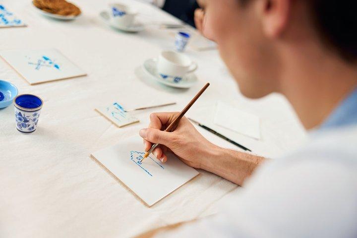 Amsterdam Traditionell Holländska Blå Kakelmålning Workshop