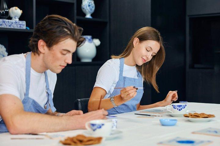 Amsterdam Traditionell Holländska Blå Kakelmålning Workshop