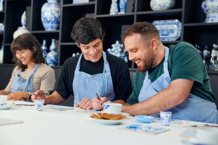 Amsterdam Traditionell Holländska Blå Kakelmålning Workshop
