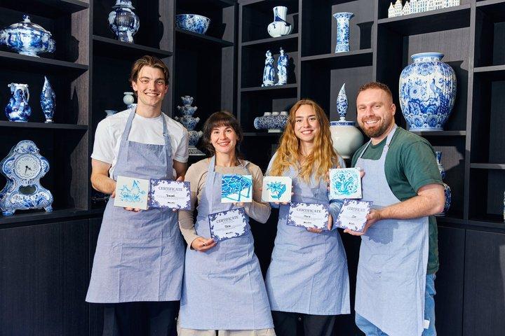 Amsterdam Traditionell Holländska Blå Kakelmålning Workshop