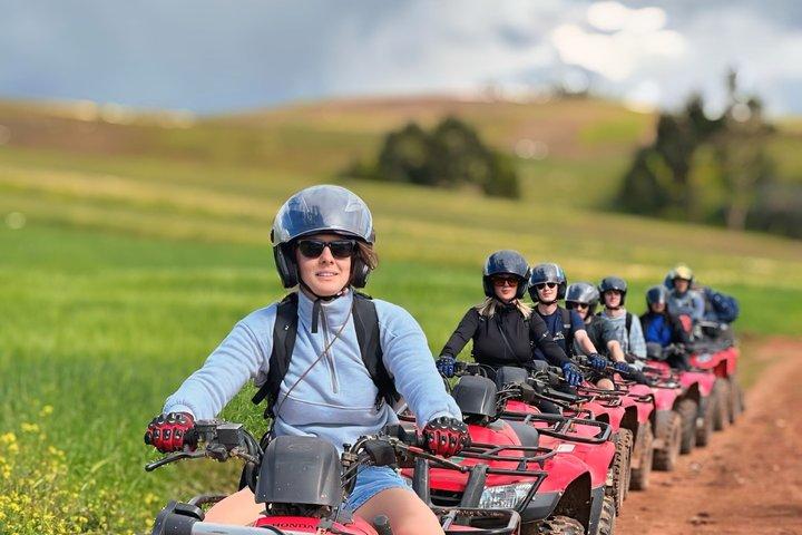 Från Cusco: ATV:s turné Moray och Salt Mines of Maras.
