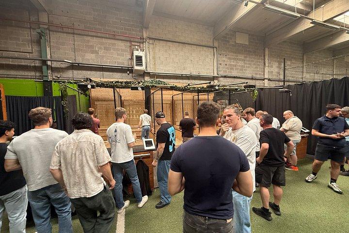 Amsterdam Indoor Axe Throwing Experience with instructor