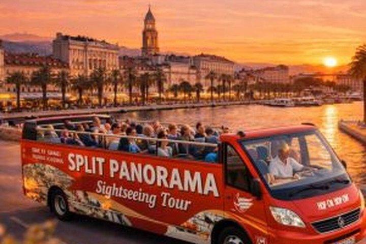 Split Sunset Tour Busstur & Diocletianus palatsvandring