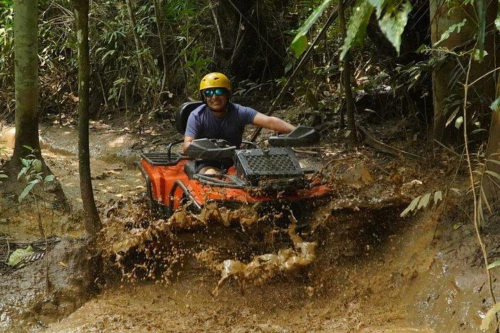 ウブド350cc ATVクワッドバイクとアユン川ラフティング（ランチ付き）