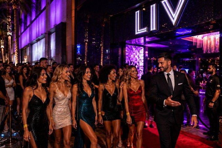 Skip-the-Line bij Vegas Clubs met een feestbus!