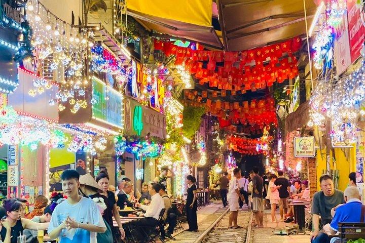 Hanoi Train Street Walking Tour & Luxus Ha Long Bay 1 Tageskreuzfahrt