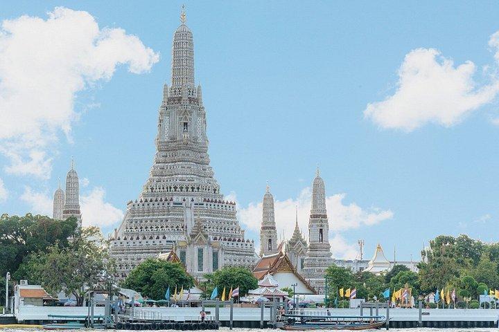 バンコクのアイコン：ワット・อรun タイの衣装、運河とトゥクトゥクの冒険