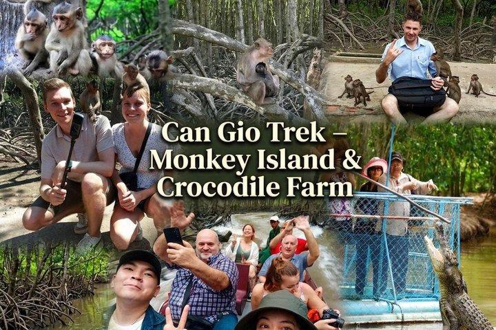Can Gio Trek Ilha dos Macacos e Crocodilo