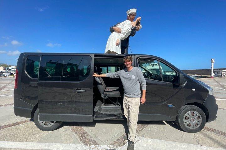 Rom an einem Tag mit Minivan Transfer & Food Tour in Rom