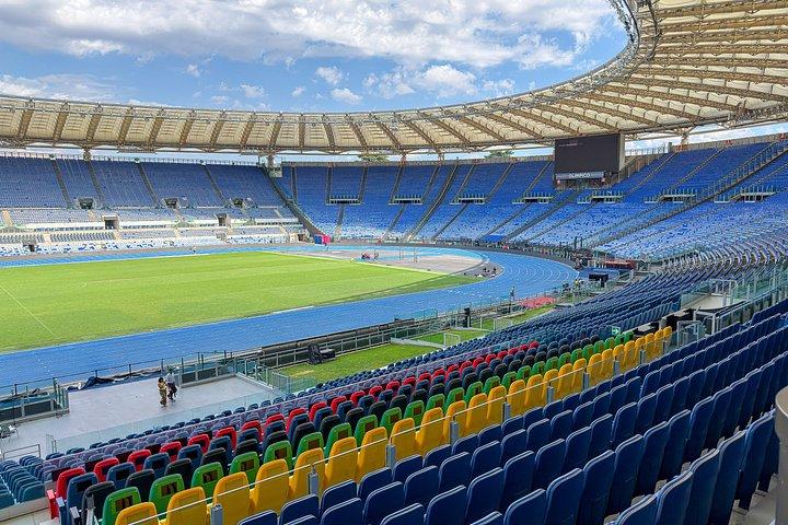 ローマ・オリンピックスタジアムとフォロ・イタリコの全貌