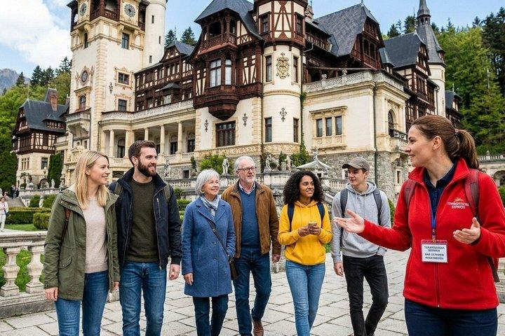 Dracula's Castle, Peles Castle og Brasov Day Trip fra Bukarest