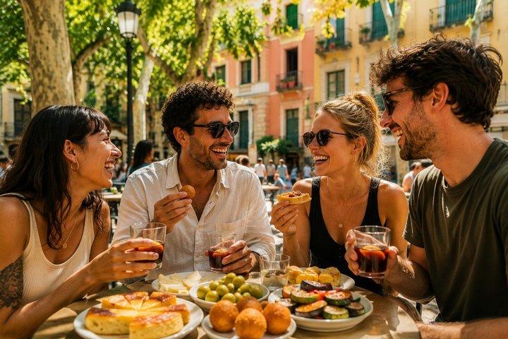 Tour gastronomico vegetariano di Barcellona: gemme nascoste e mangiate locali Gràcia
