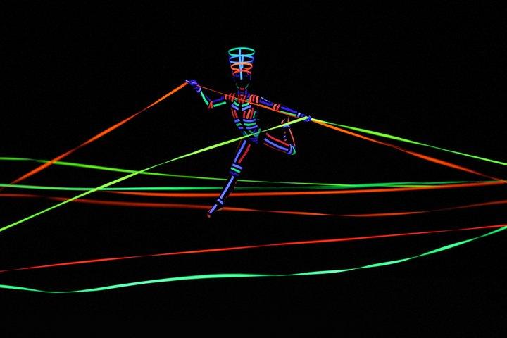 Billeder af Black Light Theatre i Prag