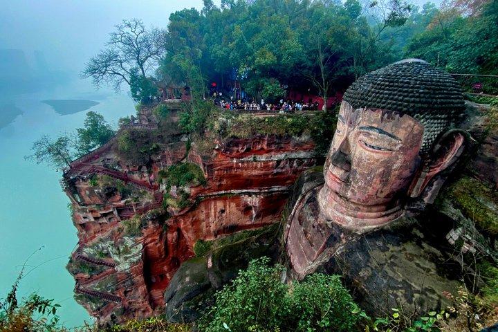 Visite privée d'une journée : Chengdu Giant Panda & Leshan Giant Buddha