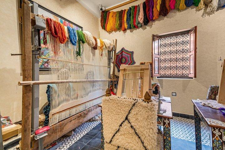 Besøg af Marokkansk Tæppevævning Workshop Museum i Marrakech