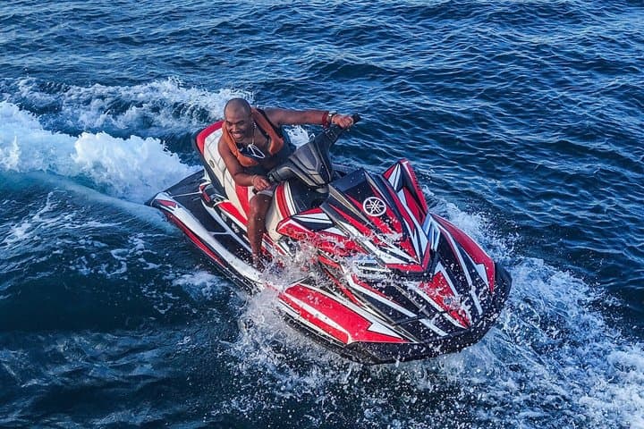 Jet Ski to Zanzibar with photos and video and transfer included