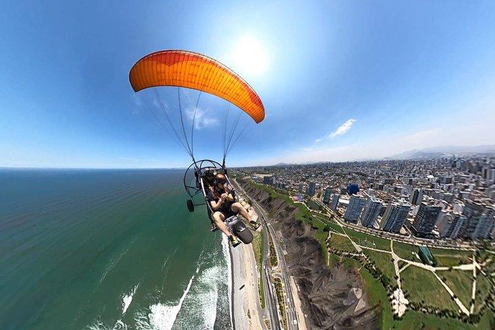 Motoriserede paraglidingflyvninger på Costa Verde - Lima