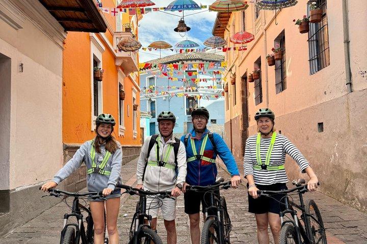 Quito kulturell cykeltur - grupp