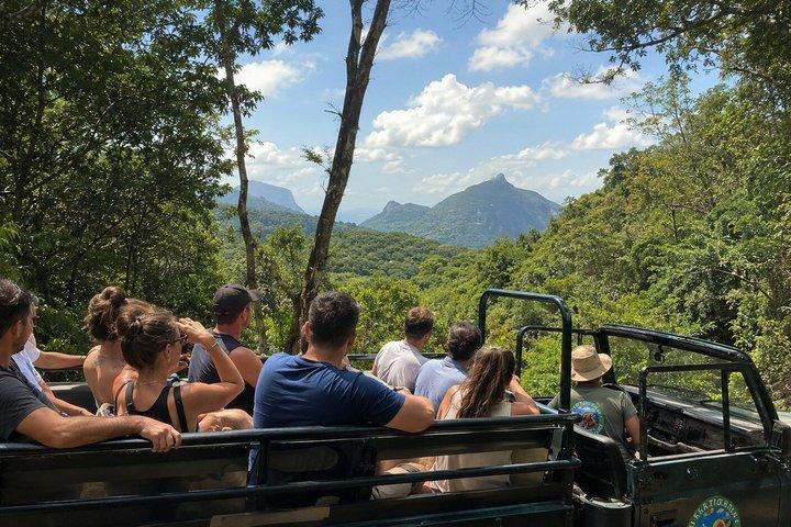 Tour en jeep de medio día en la selva tropical y pintoresca de Tijuca en Río