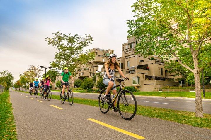 Full day bike Verhuur door het oude Montreal en Lachine Canal