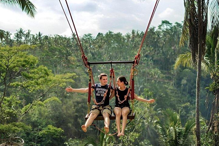 Ayung River Rafting e Aloha Swing Adventure com almoço em Bali