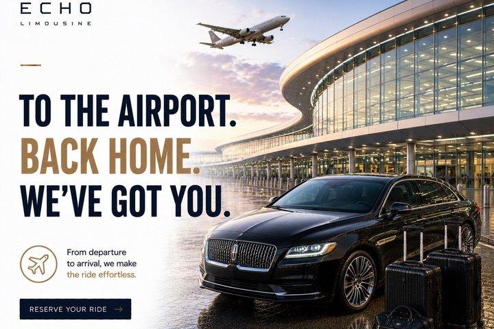 シカゴ空港からオヘア＆ミッドウェイ空港への送迎-ラグジュアリーSUV